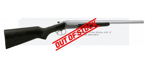 Boito A/680 DT EX Nickel Coach Gun 20 Gauge 3" 20" Barrel Side by Side Shotgun